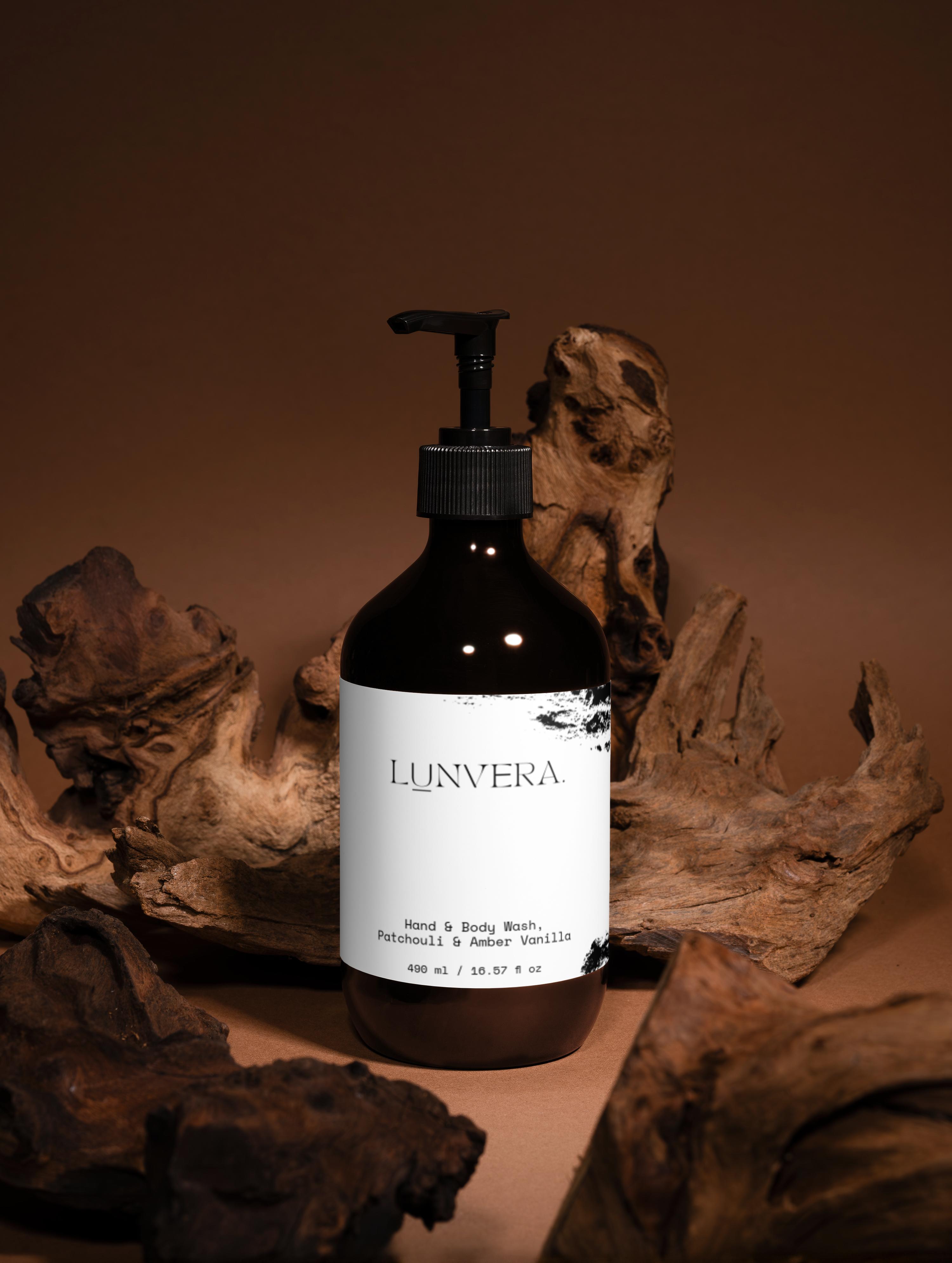 Hand & Body Wash, Patchouli & Amber Vanilla